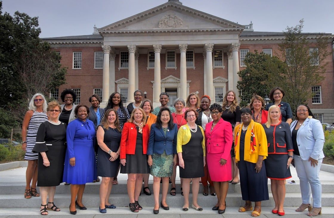 Members of the Maryland General Assembly's Women's Caucus